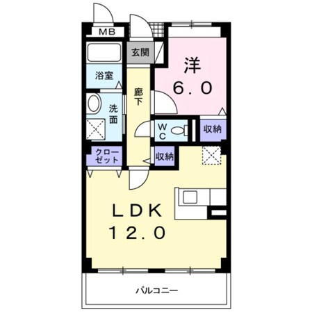 コータ・コートＩの物件間取画像